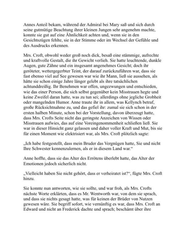 Überzeugung - Jane Austen (Persuasion - Deutsch) - Image 2