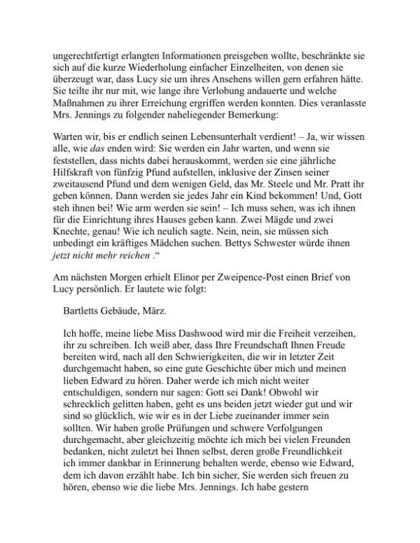 Sinn und Sinnlichkeit - Jane Austen (Sense and Sensibility - Deutsch) - Image 2