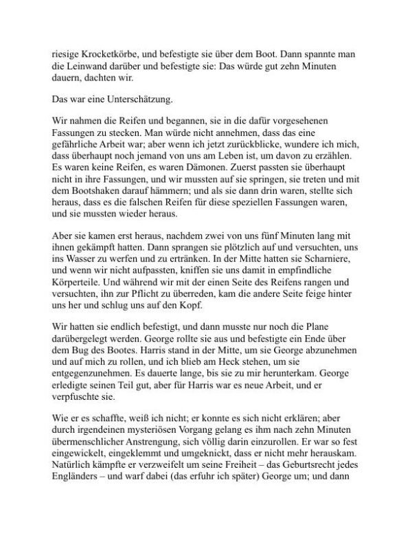 Drei Männer in einem Boot - Jerome K. Jerome (Three Men in a Boat - Deutsch) - Image 2