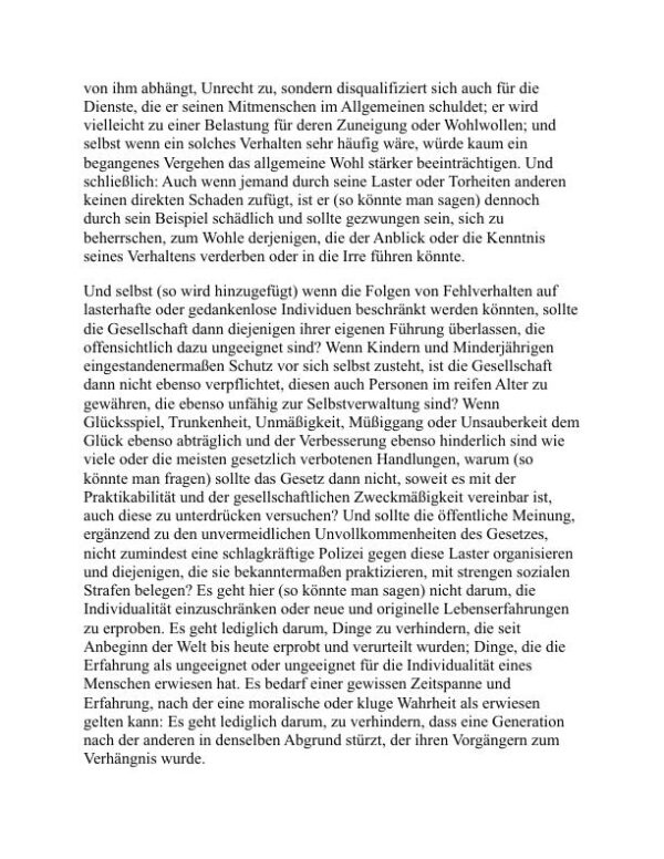 Über die Freiheit - John Stuart Mill (On Liberty - Deutsch) - Image 2