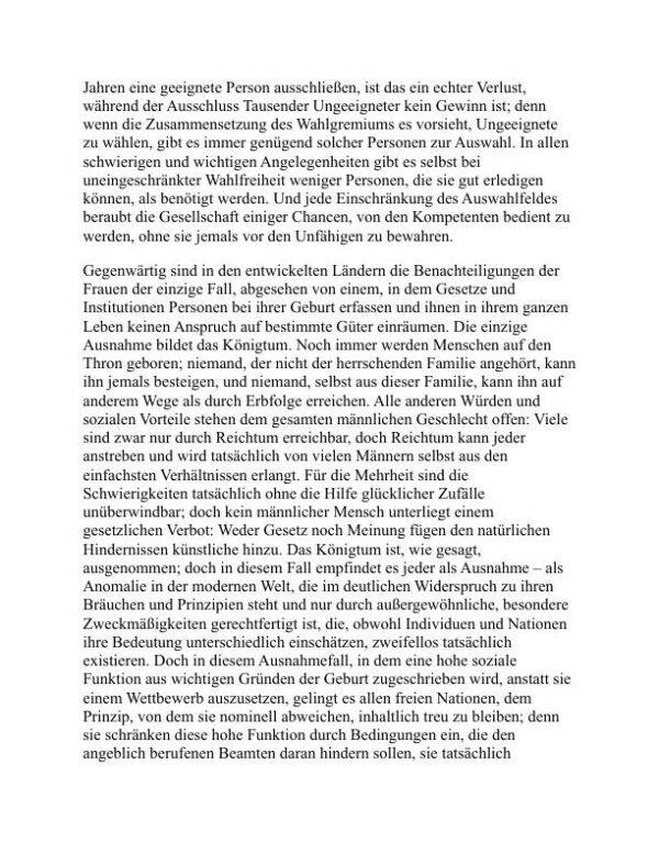 Die Unterwerfung der Frauen - John Stuart Mill (The Subjection of Women - Deutsch) - Image 2