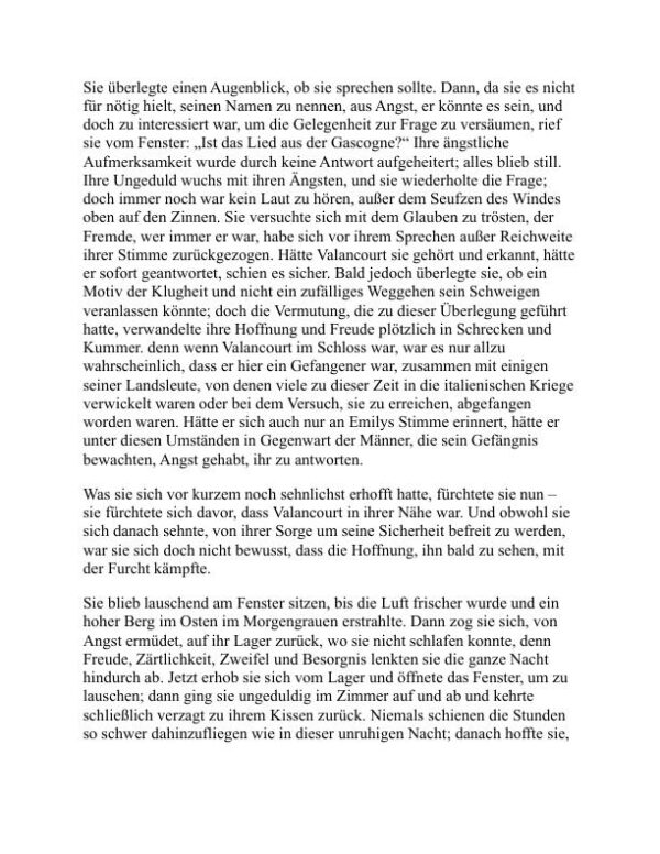 Die Geheimnisse von Udolpho - Ann Radcliffe (The Mysteries of Udolpho - Deutsch) - Image 2