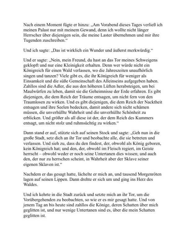 Der Vorläufer - Khalil Gibran (The Forerunner - Deutsch) - Image 2
