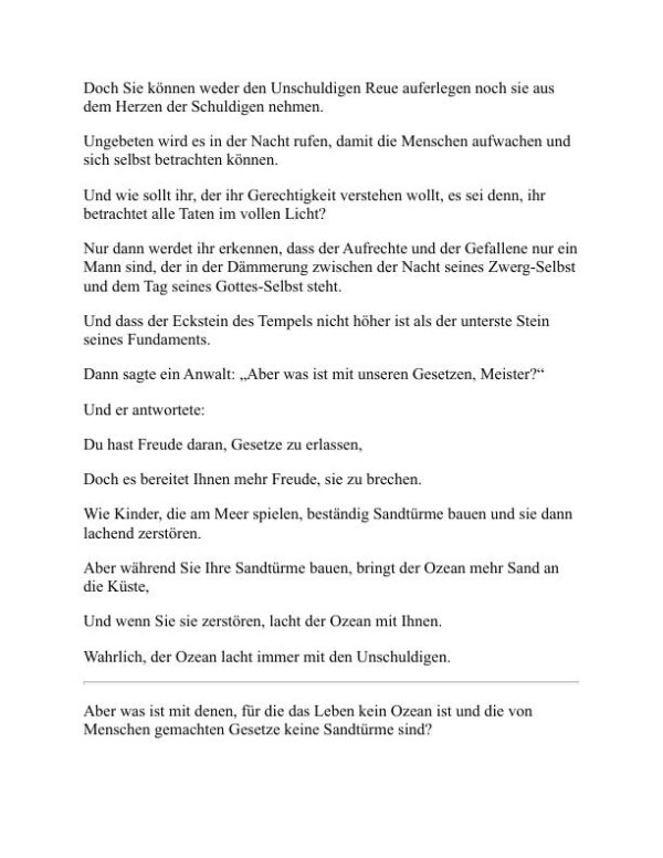 Der Prophet - Khalil Gibran (The Prophet - Deutsch) - Image 2