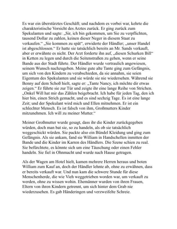 Ereignisse im Leben einer Sklavin - Linda Brent (Incidents in the Life of a Slave Girl - Deutsch) - Image 2