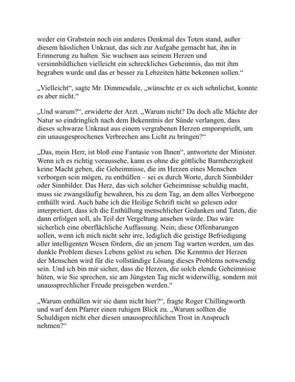 Der scharlachrote Buchstabe - Nathaniel Hawthorne (The Scarlet Letter - Deutsch) - Image 2