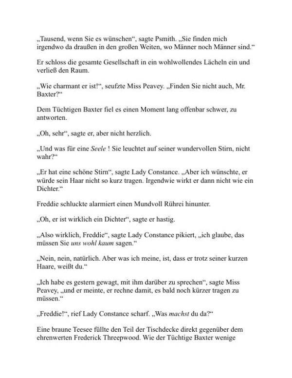Überlassen Sie es Psmith - P. G. Wodehouse (Leave It to Psmith - Deutsch) - Image 2