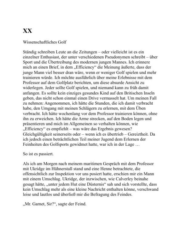 Liebe unter den Hühnern - P. G. Wodehouse (Love Among the Chickens - Deutsch) - Image 2