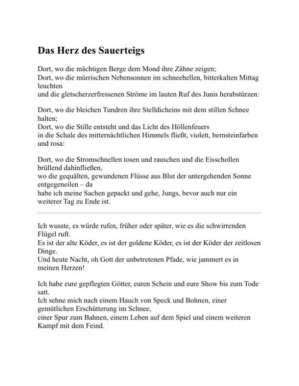 Lieder eines Sauerteigs - Robert W. Service (Songs of a Sourdough - Deutsch) - Image 2