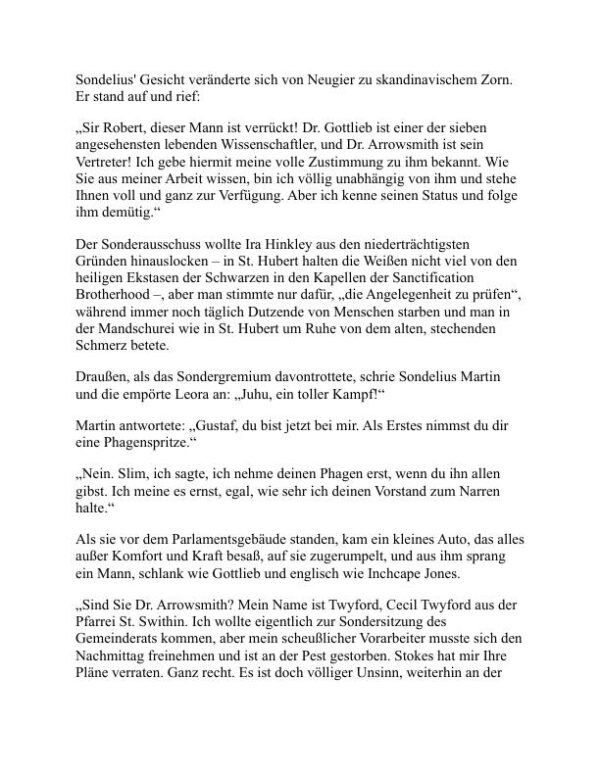 Pfeilschmied - Sinclair Lewis (Arrowsmith - Deutsch) - Image 2