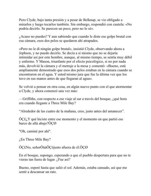 Una tragedia estadounidense - Theodore Dreiser (An American Tragedy - Espanol) - Image 2