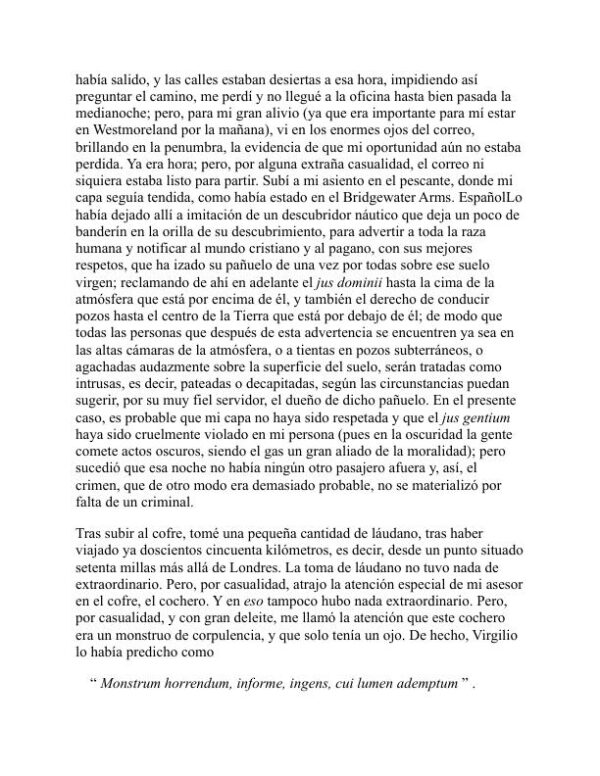 Suspiria de Profundis - Thomas De Quincey (Suspiria de Profundis - Espanol) - Image 2