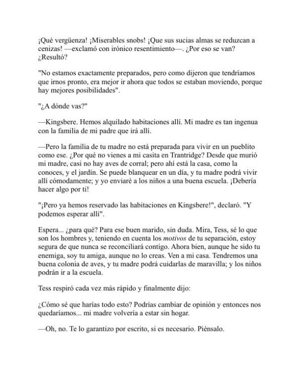 Tess de los d'Urberville - Thomas Hardy (Tess of the d’Urbervilles - Espanol) - Image 2