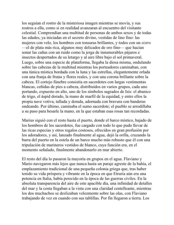 Mario el Epicúreo - Walter Pater (Marius the Epicurean - Espanol) - Image 2