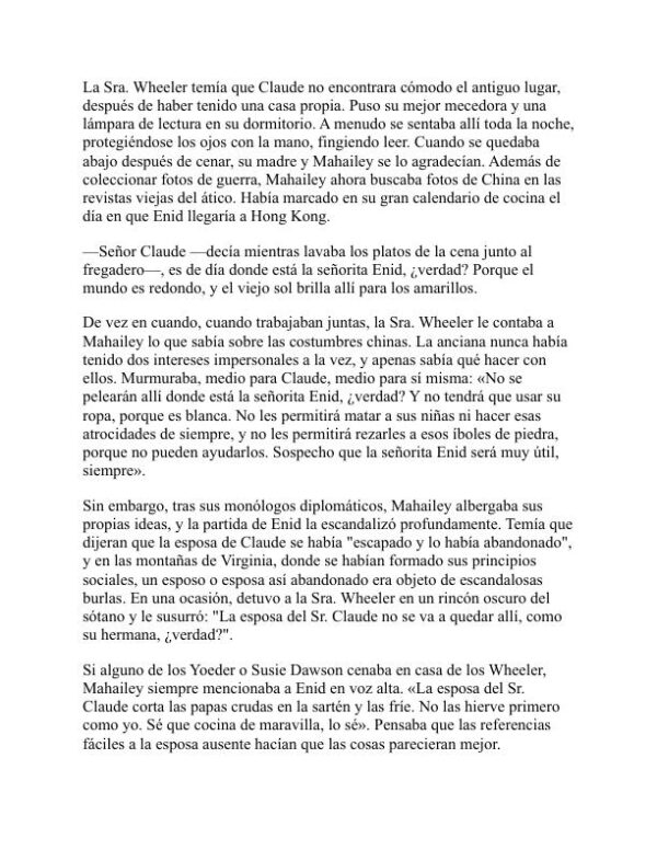 Uno de los nuestros - Willa Cather (One of Ours - Espanol) - Image 2