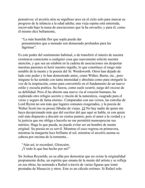 Charla de mesa - William Hazlitt (Table-Talk - Espanol) - Image 2