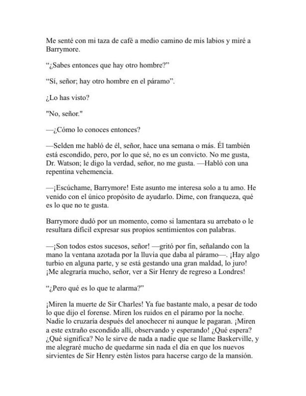 El sabueso de los Baskerville - Arthur Conan Doyle (The Hound of the Baskervilles - Espanol) - Image 2