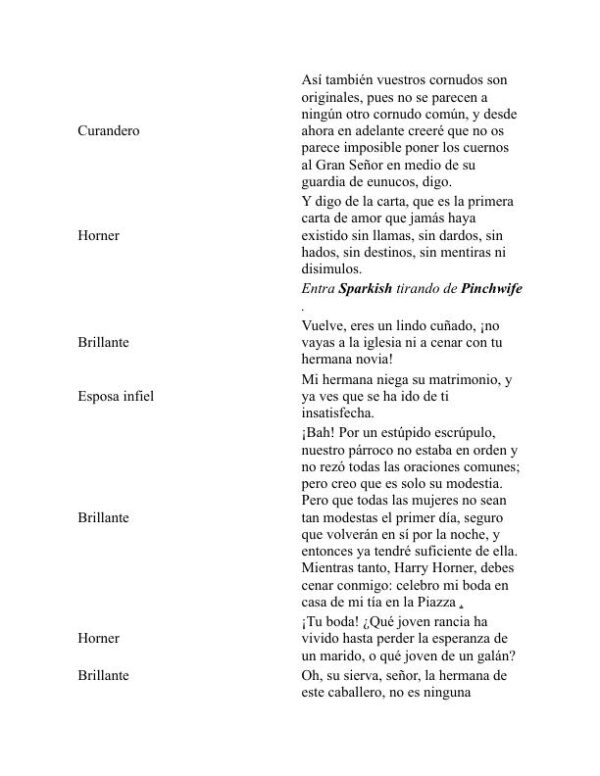 La esposa del campo - William Wycherley (The Country Wife - Espanol) - Image 2
