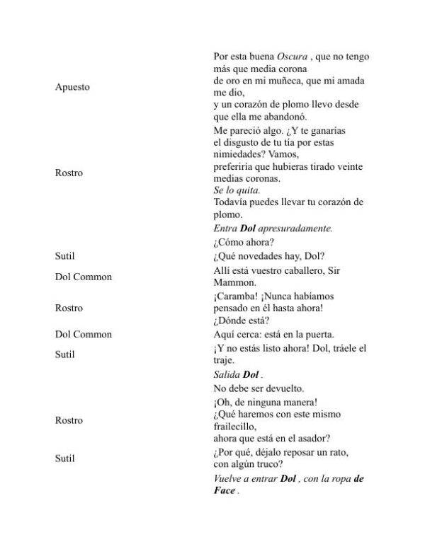El alquimista - Ben Jonson (The Alchemist - Espanol) - Image 2