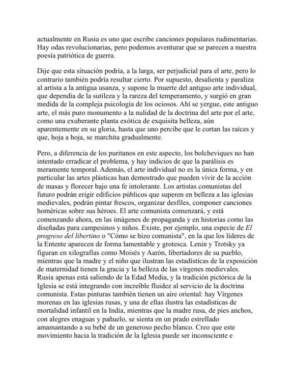La práctica y la teoría del bolchevismo - Bertrand Russell (The Practice and Theory of Bolshevism - Espanol) - Image 2