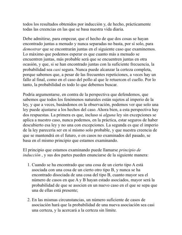 Los problemas de la filosofía - Bertrand Russell (The Problems of Philosophy - Espanol) - Image 2