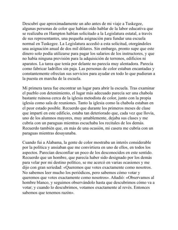 Salir de la esclavitud - Booker T. Washington (Up from Slavery - Espanol) - Image 2