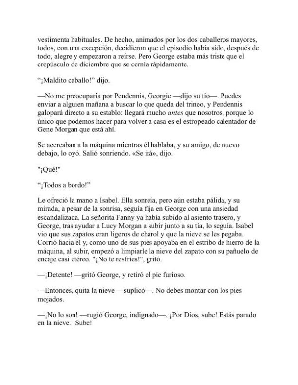 Los magníficos Ambersons - Booth Tarkington (The Magnificent Ambersons - Espanol) - Image 2