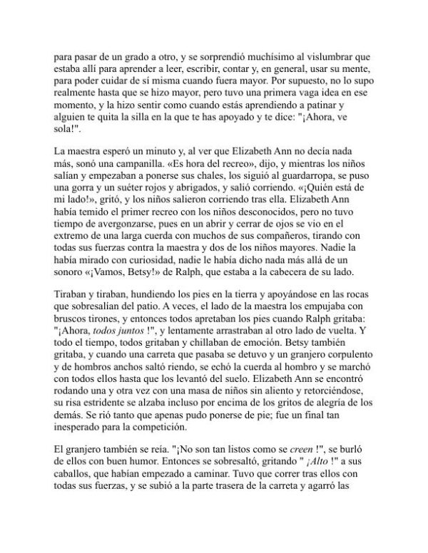 Entendido Betsy - Dorothy Canfield Fisher (Understood Betsy - Espanol) - Image 2