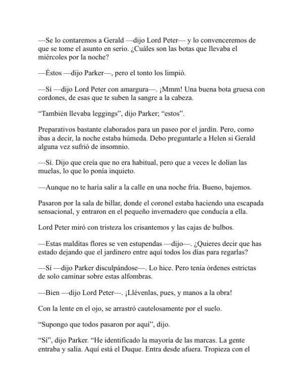 Nubes de testigos - Dorothy L. Sayers (Clouds of Witness - Espanol) - Image 2