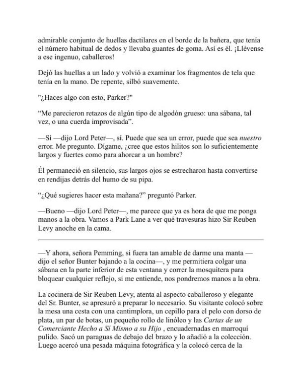 ¿De quién es el cuerpo? - Dorothy L. Sayers (Whose Body? - Espanol) - Image 2