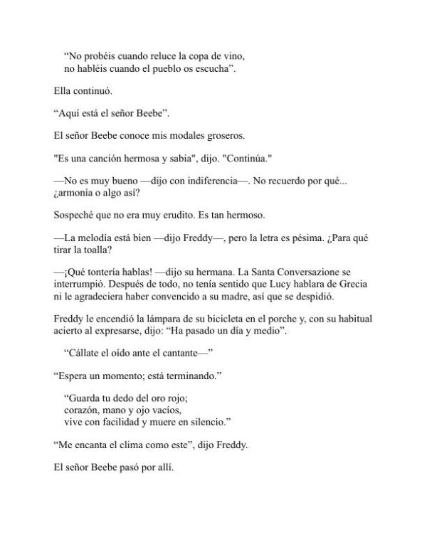 Una habitación con vistas - E. M. Forster (A Room With a View - Espanol) - Image 2
