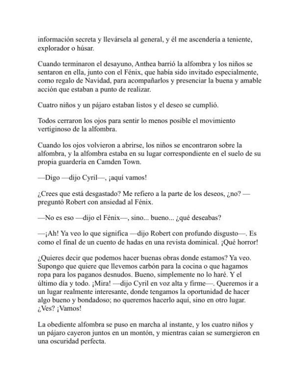 El Fénix y la Alfombra - E. Nesbit (The Phoenix and the Carpet - Espanol) - Image 2