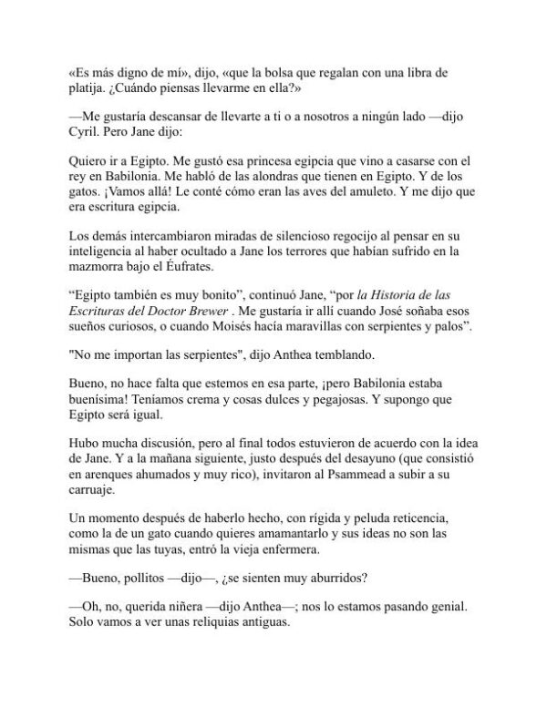 La historia del amuleto - E. Nesbit (The Story of the Amulet - Espanol) - Image 2