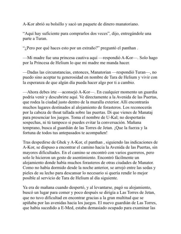 Las piezas de ajedrez de Marte - Edgar Rice Burroughs (The Chessmen of Mars - Espanol) - Image 2