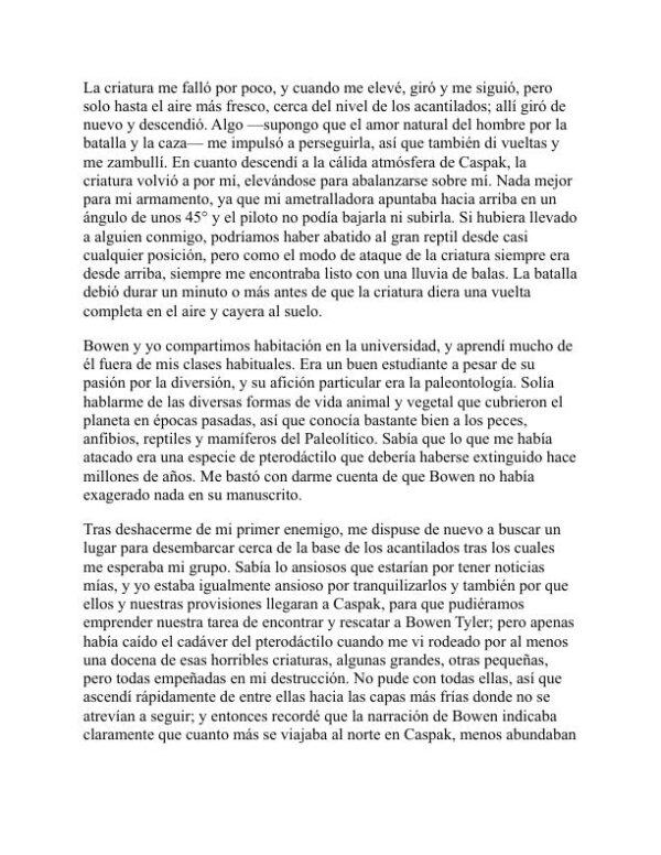 La tierra que el tiempo olvidó - Edgar Rice Burroughs (The Land That Time Forgot - Espanol) - Image 2