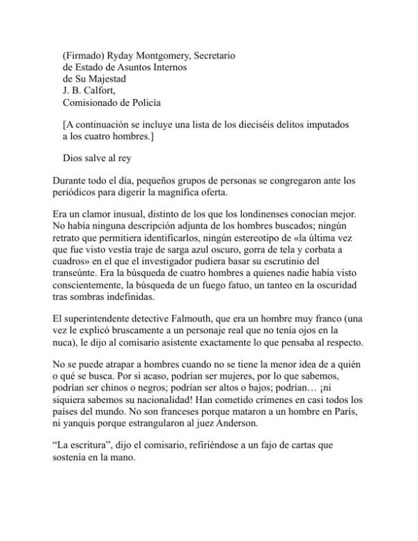 Los cuatro hombres justos - Edgar Wallace (The Four Just Men - Espanol) - Image 2