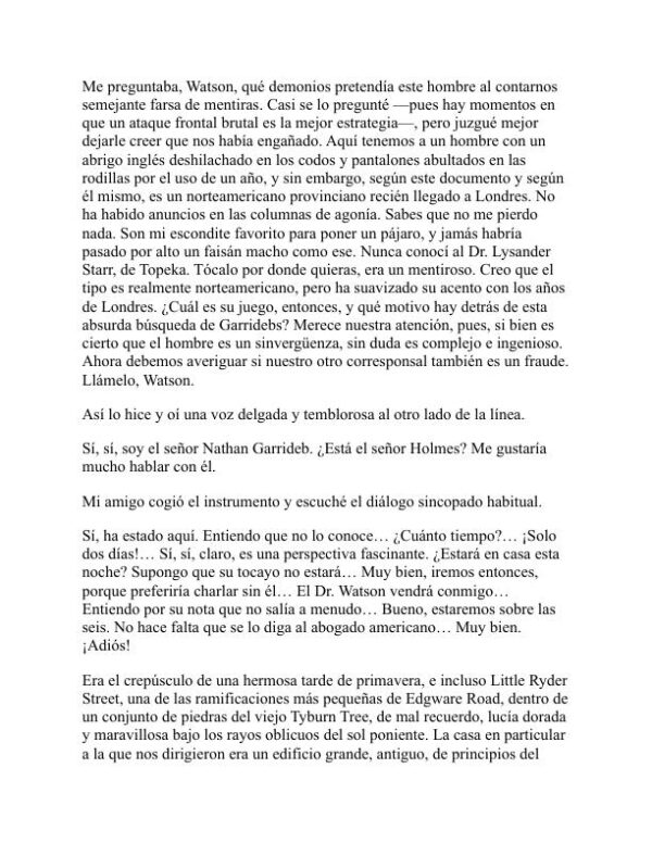 El libro de casos de Sherlock Holmes - Arthur Conan Doyle (The Casebook of Sherlock Holmes - Espanol) - Image 2