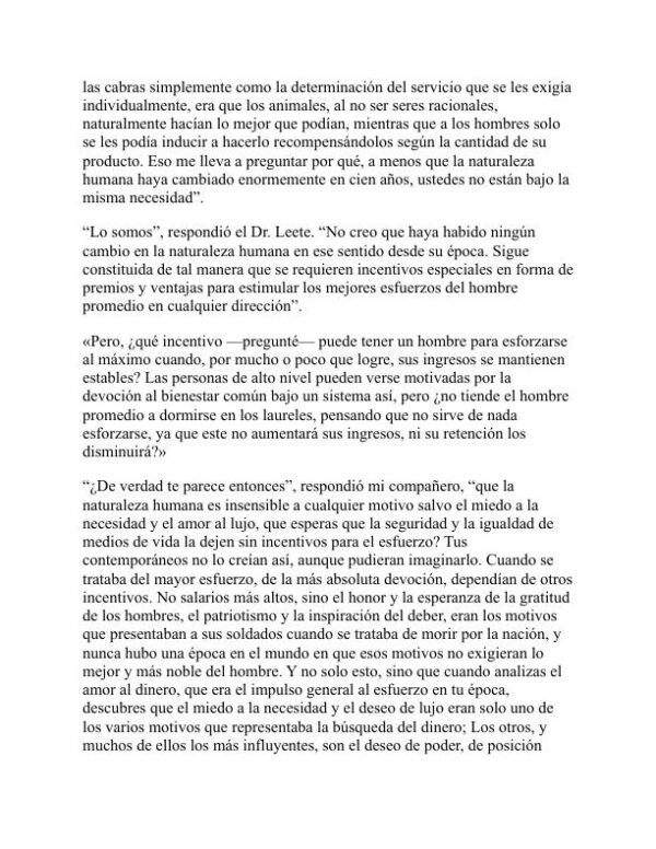 Mirando hacia atrás - Edward Bellamy (Looking Backward - Espanol) - Image 2