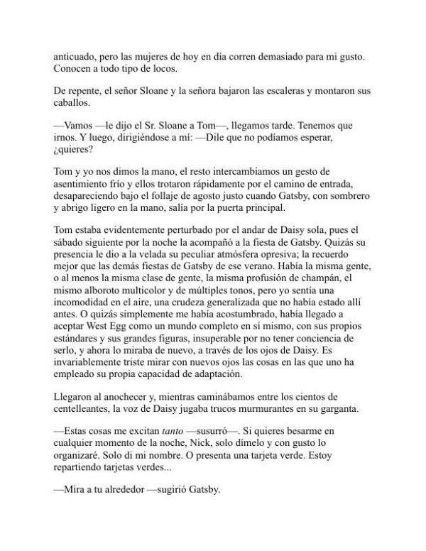 El gran Gatsby - F. Scott Fitzgerald (The Great Gatsby - Espanol) - Image 2
