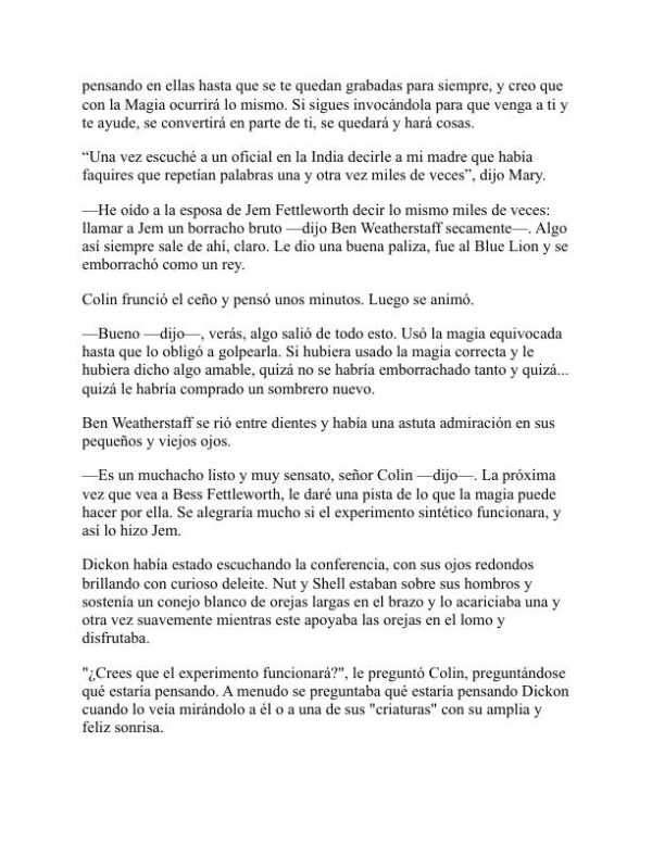 El jardín secreto - Frances Hodgson Burnett (The Secret Garden - Espanol) - Image 2