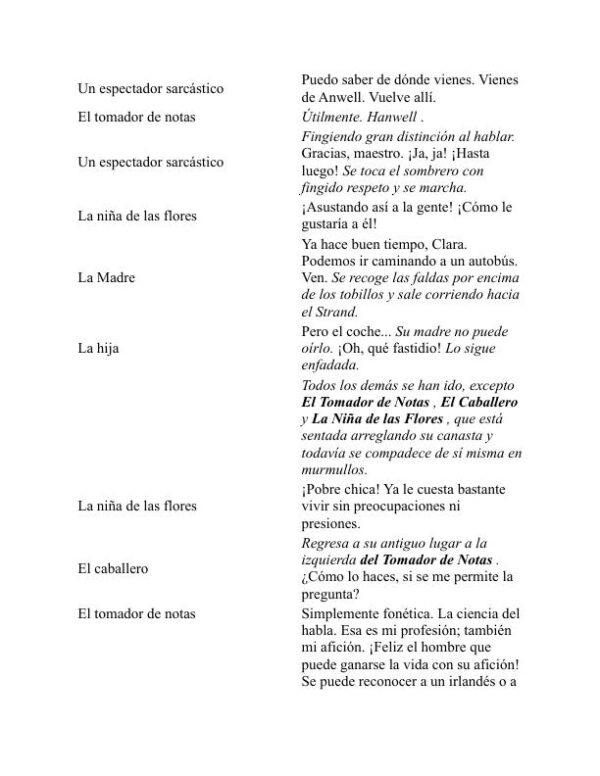 Pigmalión - George Bernard Shaw (Pygmalion - Espanol) - Image 2