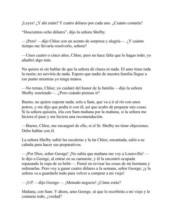 La cabaña del tío Tom - Harriet Beecher Stowe (Uncle Tom’s Cabin - Espanol) - Image 2