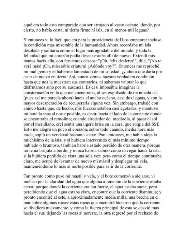 La vida y aventuras de Robinson Crusoe - Daniel Defoe (The Life and Adventures of Robinson Crusoe - Espanol) - Image 2