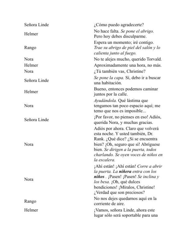 Una casa de muñecas - Henrik Ibsen (A Doll’s House - Espanol) - Image 2