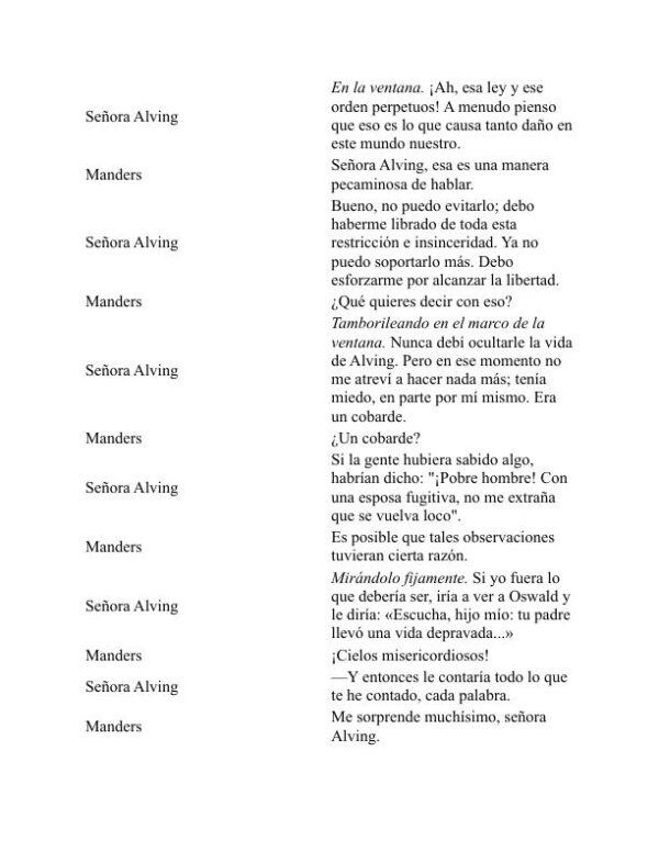 Fantasmas - Henrik Ibsen (Ghosts - Espanol) - Image 2