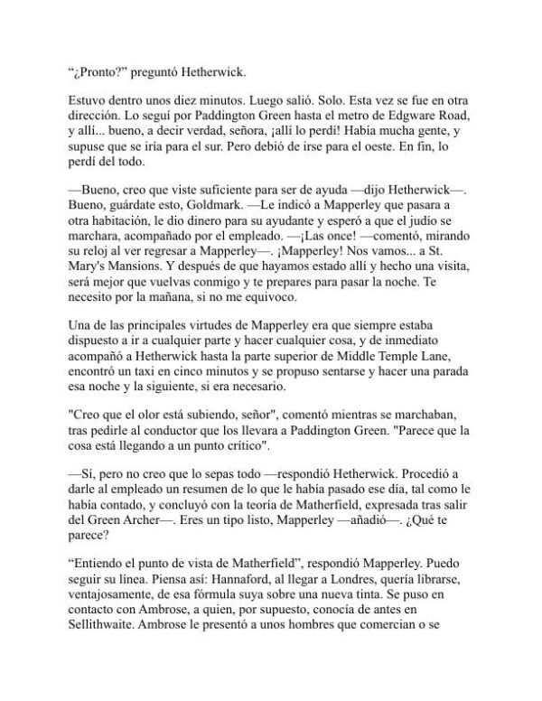 El misterio de Charing Cross - J. S. Fletcher (The Charing Cross Mystery - Espanol) - Image 2