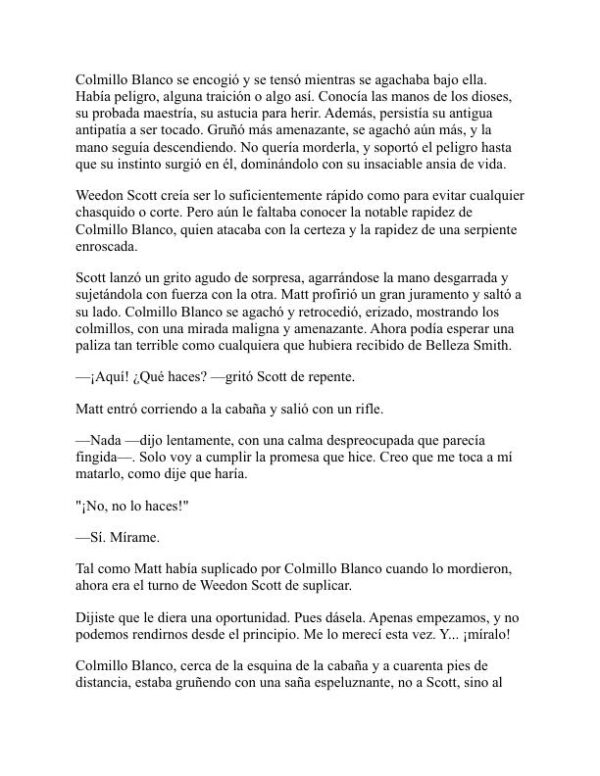 Colmillo Blanco - Jack London (White Fang - Espanol) - Image 2