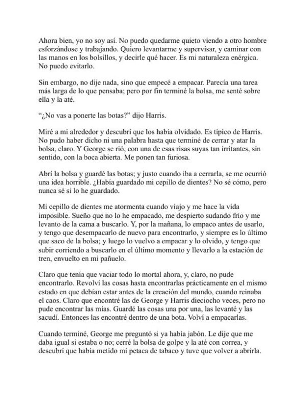 Tres hombres en un barco - Jerome K. Jerome (Three Men in a Boat - Espanol) - Image 2