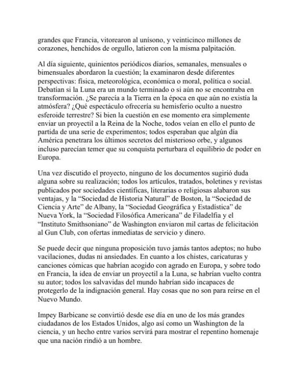 De la Tierra a la Luna - Jules Verne (From the Earth to the Moon - Espanol) - Image 2
