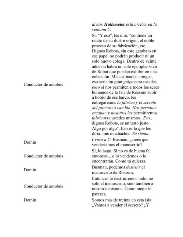 rublos - Karel Čapek (R.U.R. - Espanol) - Image 2